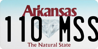 AR license plate 110MSS