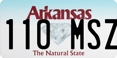AR license plate 110MSZ