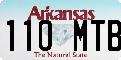 AR license plate 110MTB