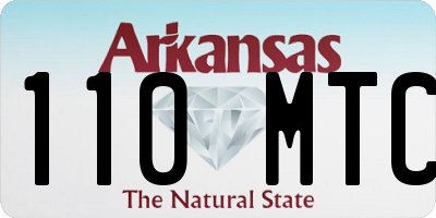 AR license plate 110MTC