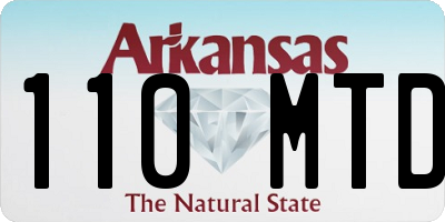 AR license plate 110MTD