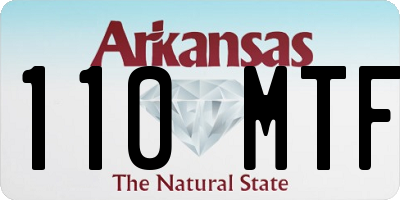 AR license plate 110MTF