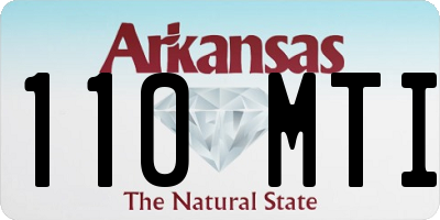 AR license plate 110MTI