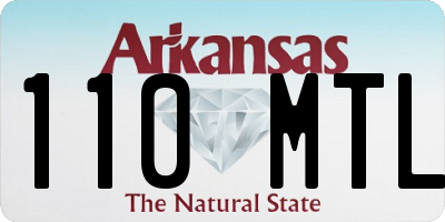 AR license plate 110MTL