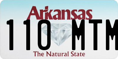 AR license plate 110MTM