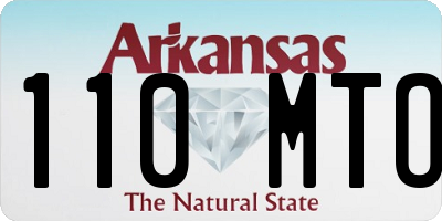 AR license plate 110MTO