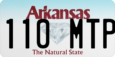 AR license plate 110MTP