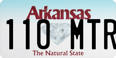 AR license plate 110MTR
