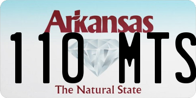 AR license plate 110MTS