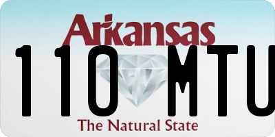 AR license plate 110MTU