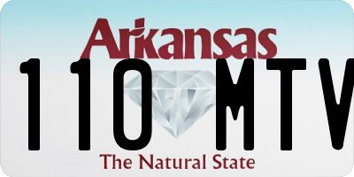 AR license plate 110MTV