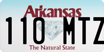 AR license plate 110MTZ