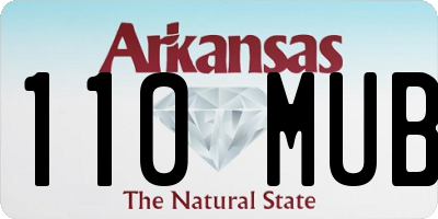 AR license plate 110MUB