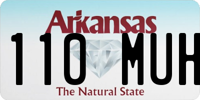 AR license plate 110MUH