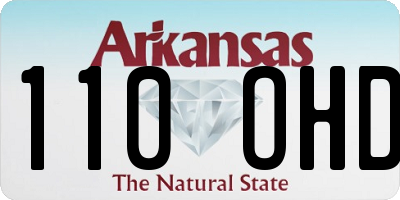 AR license plate 110OHD