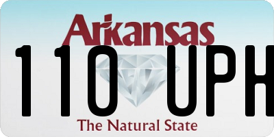 AR license plate 110UPH