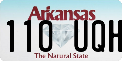 AR license plate 110UQH