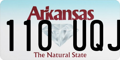 AR license plate 110UQJ