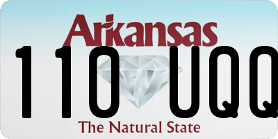 AR license plate 110UQQ