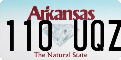 AR license plate 110UQZ