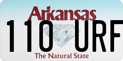 AR license plate 110URF
