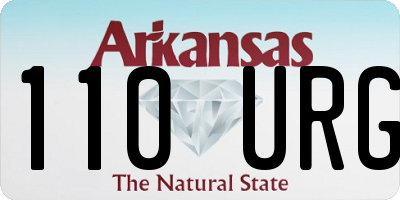 AR license plate 110URG