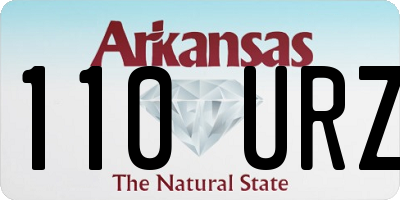 AR license plate 110URZ