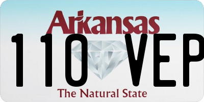 AR license plate 110VEP