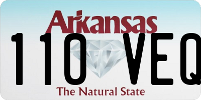 AR license plate 110VEQ