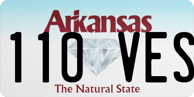 AR license plate 110VES