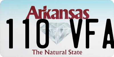 AR license plate 110VFA
