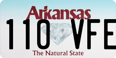 AR license plate 110VFE