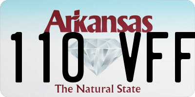AR license plate 110VFF