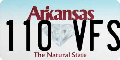 AR license plate 110VFS