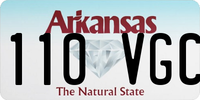 AR license plate 110VGC