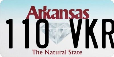 AR license plate 110VKR