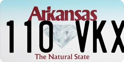 AR license plate 110VKX