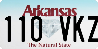 AR license plate 110VKZ