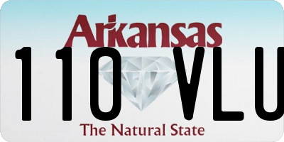 AR license plate 110VLU