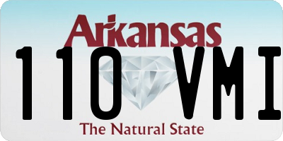 AR license plate 110VMI