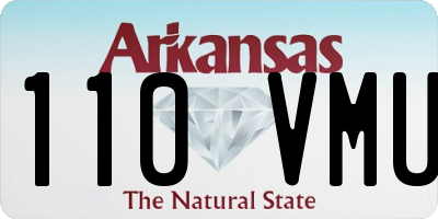 AR license plate 110VMU
