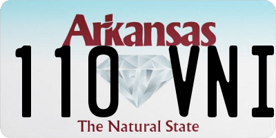 AR license plate 110VNI
