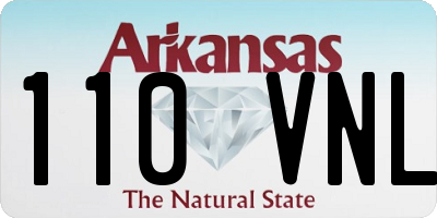 AR license plate 110VNL