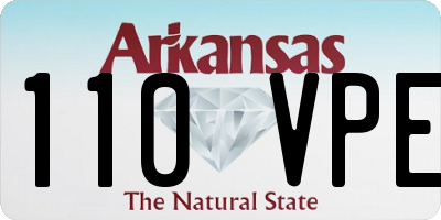 AR license plate 110VPE
