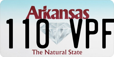 AR license plate 110VPF