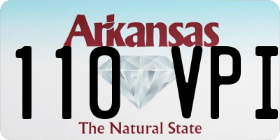 AR license plate 110VPI