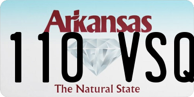 AR license plate 110VSQ