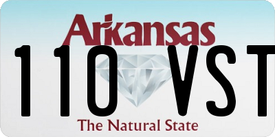 AR license plate 110VST