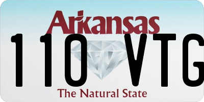 AR license plate 110VTG