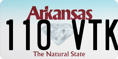 AR license plate 110VTK
